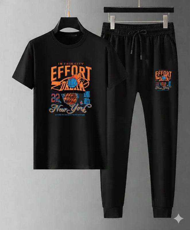 Trendy Mash T-Shirt Trouser Combo