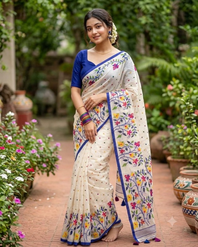 Chanderi silk sharee